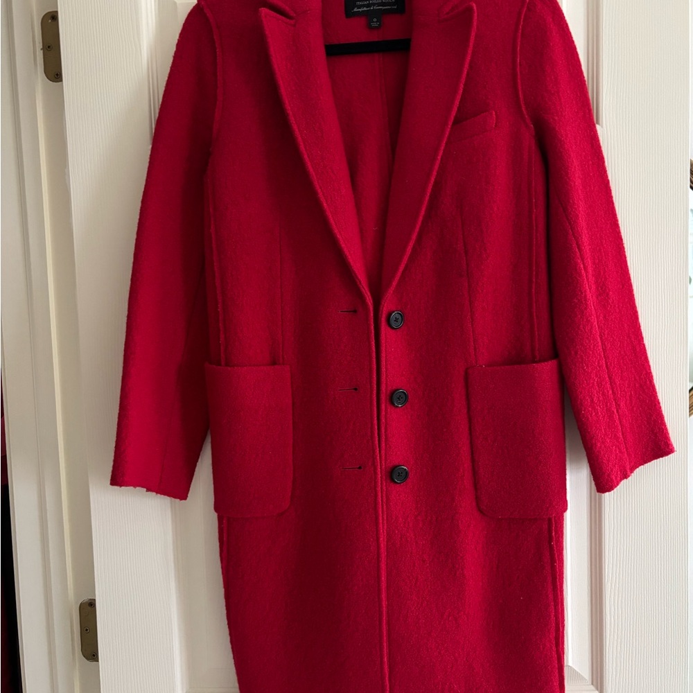 JCrew Italian Boiled Wool Coat